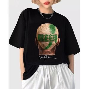 Chris Brown Concert Black Graphic Short Sleeve Tee